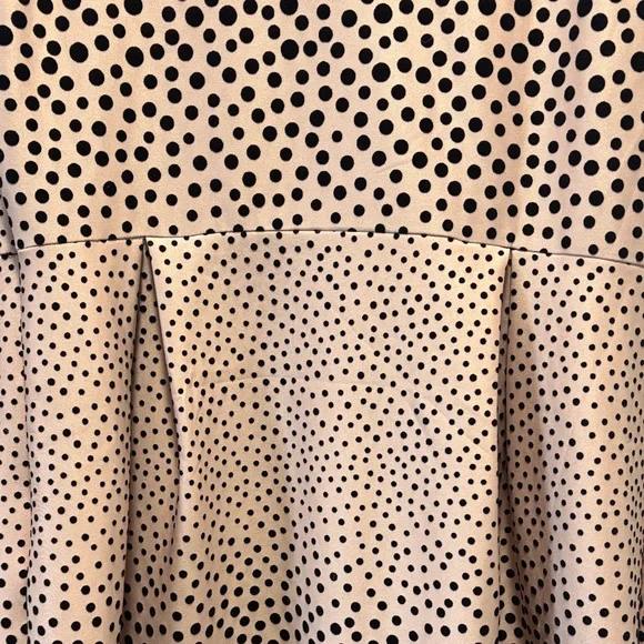 Enfocus Studio Pink and Black Ombre Polka Dot Dress - Picture 6 of 7